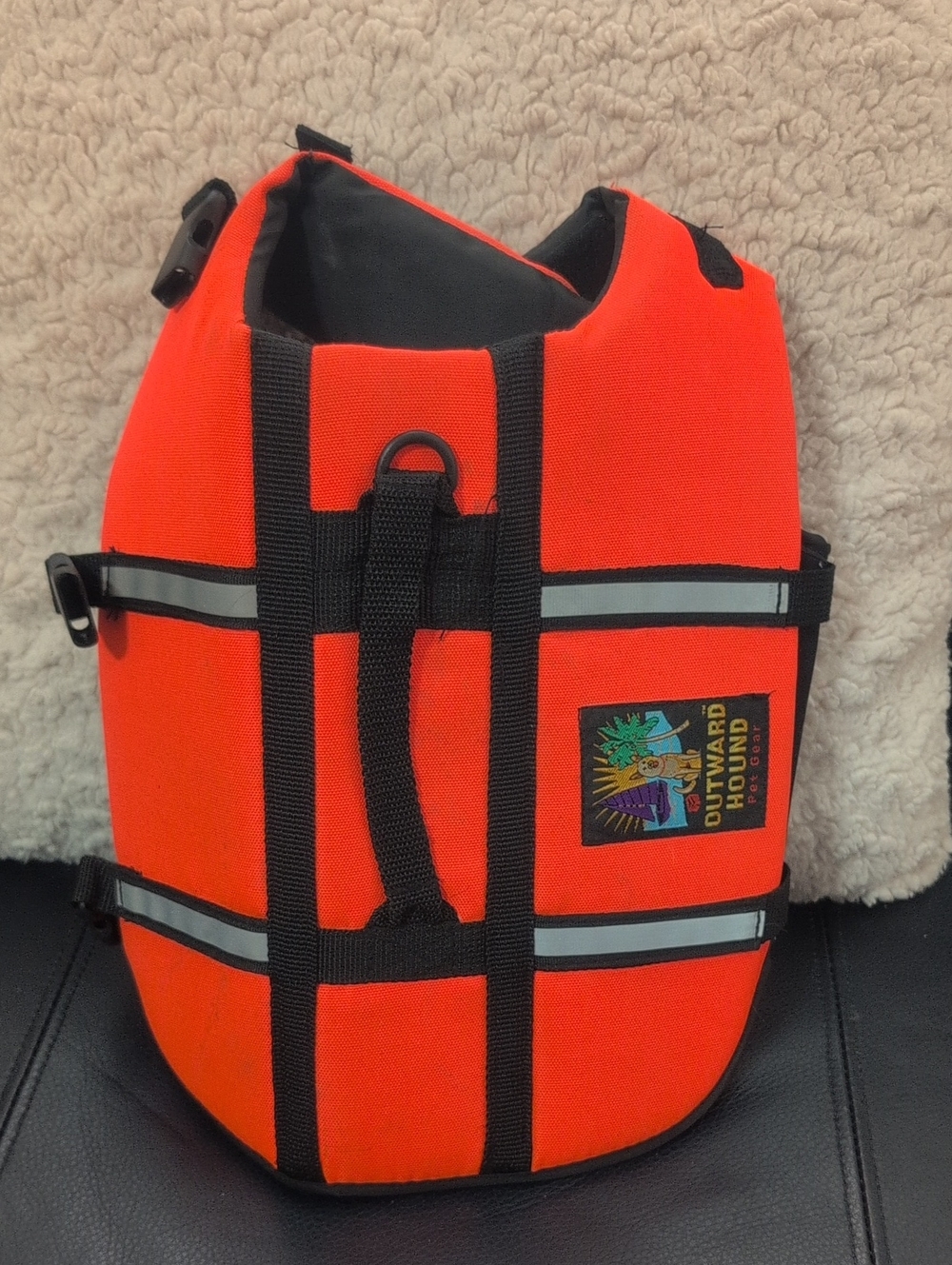 Outward HOUND Orange High-Visibility Water Float Vest Medium
